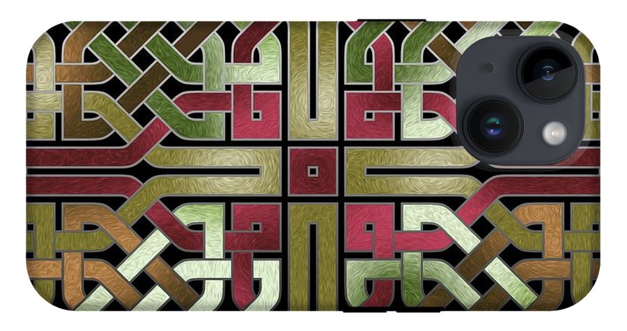 Earthtone Celtic Knot Square - Phone Case