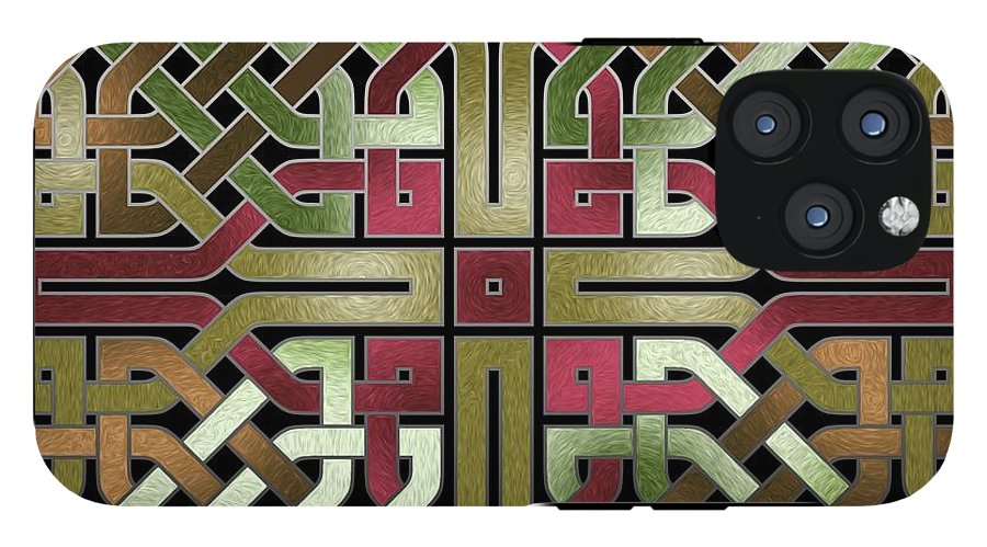 Earthtone Celtic Knot Square - Phone Case