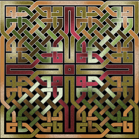 Earthtone Celtic Knot Digital Image Download