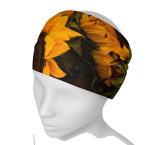 Sunflower Basket Headband