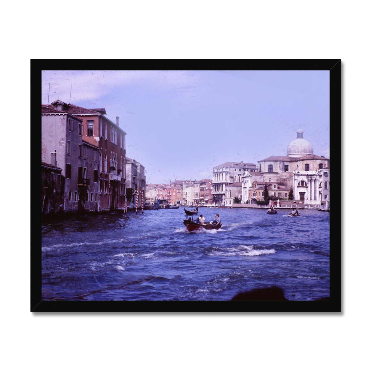 Europe Trip 1970 Number 18 Budget Framed Poster
