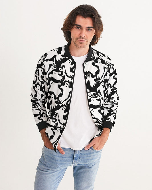 Ghosts Pattern Men's Bomber Jacket
