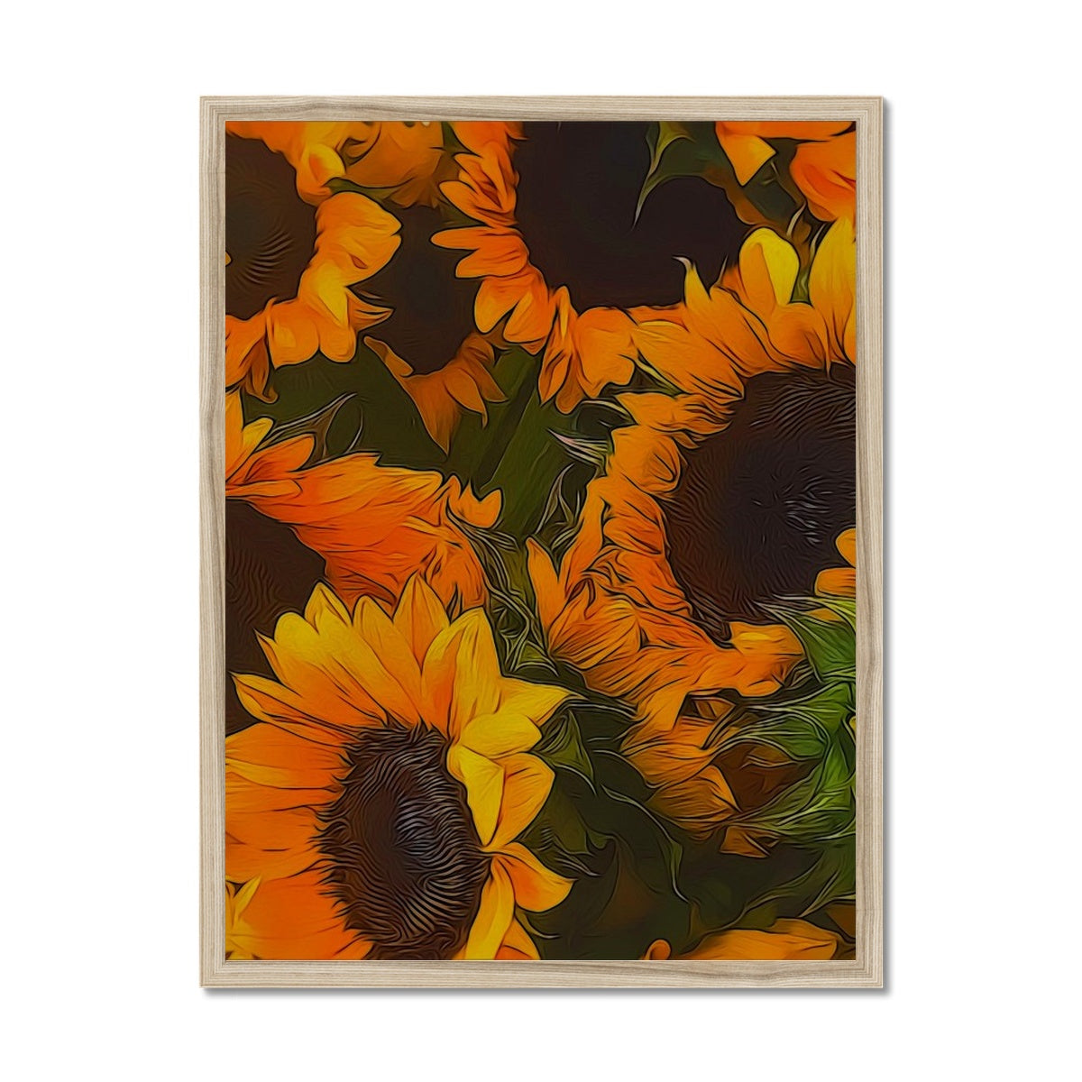 Sunflowers Framed Print