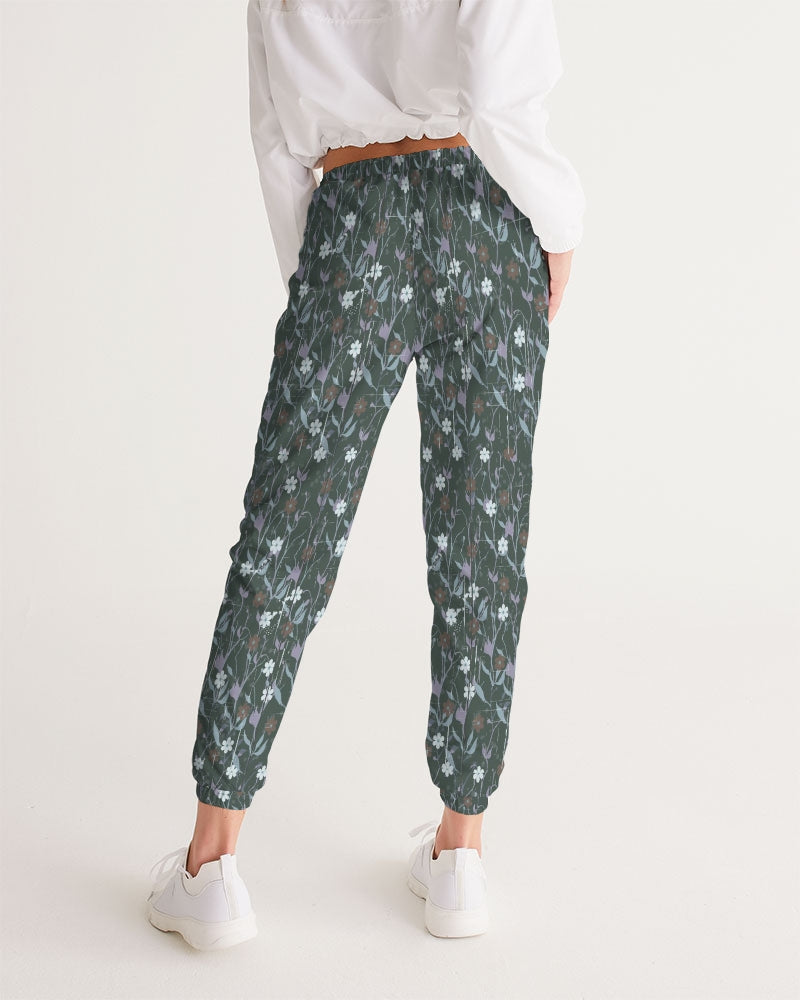 Violets On Gray Women's Track Pants