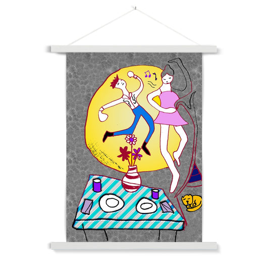 Dancin In The Moonlight Fine Art Print with Hanger