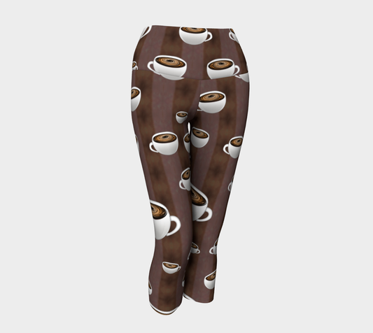 True Coffee Repeat Yoga Capris