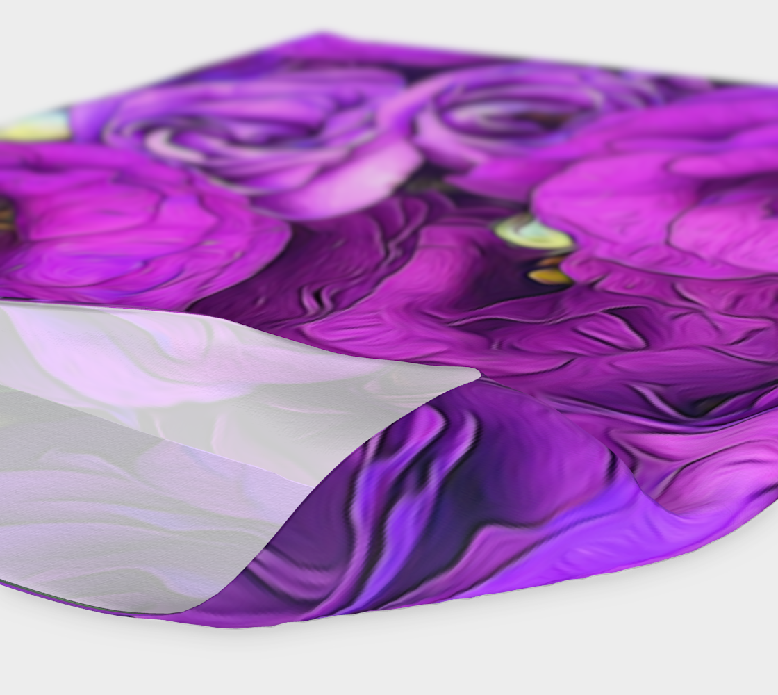 Purple Lisianthus Flowers Headband
