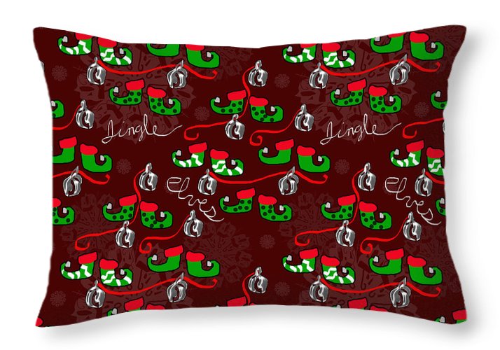 Elves Jingle - Throw Pillow