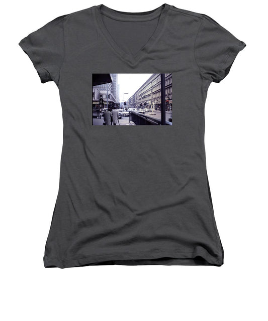 Europe Trip 1967 Number 5 - Women's V-Neck
