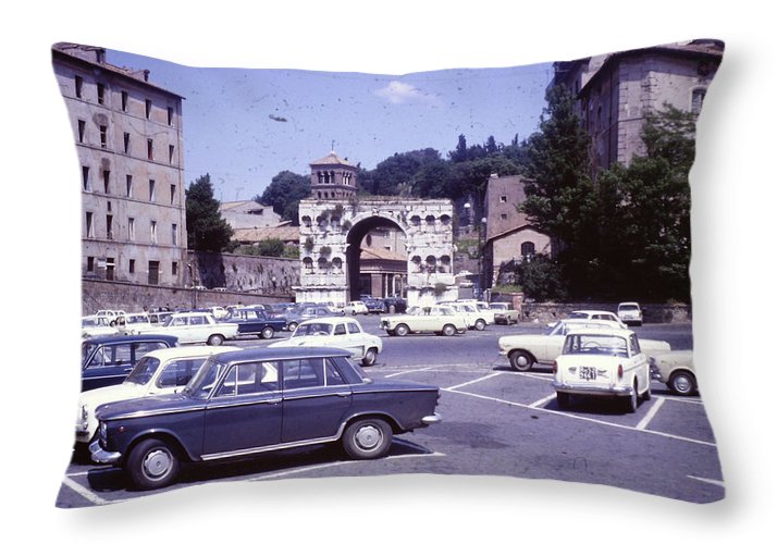 Europe Trip 1970 Number 1 - Throw Pillow