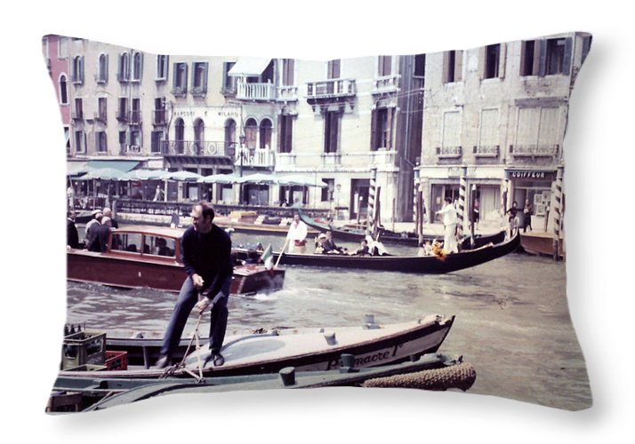 Europe Trip 1971 Number 12 - Throw Pillow