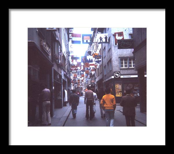 Europe Trip 1973 Number 10 - Framed Print