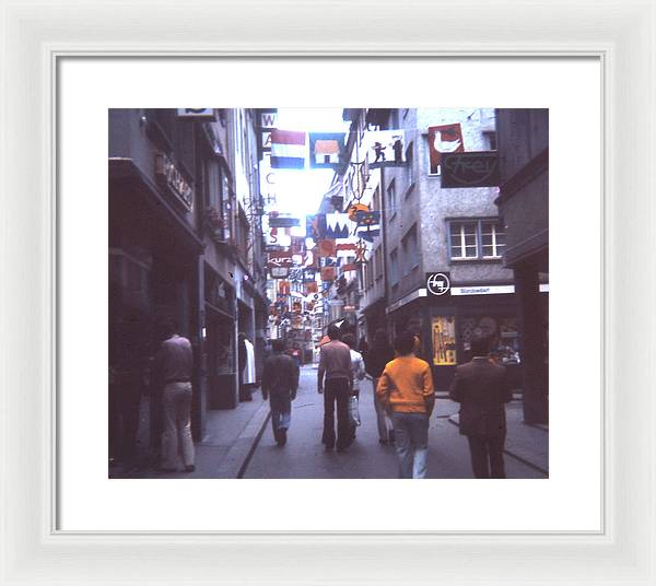 Europe Trip 1973 Number 10 - Framed Print