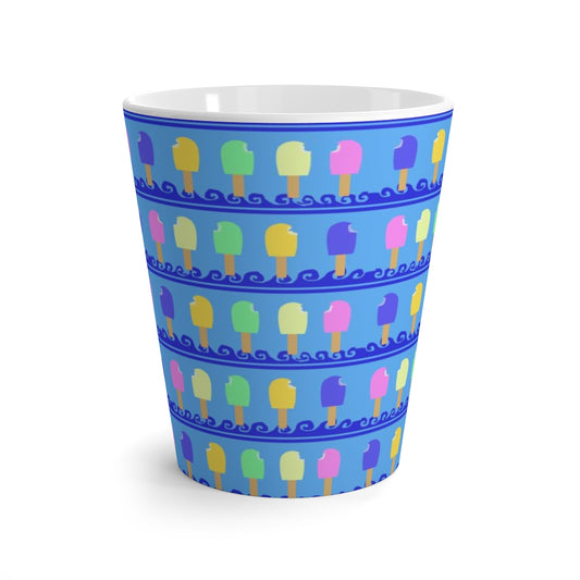 Ice Cream Bar Pattern Latte mug