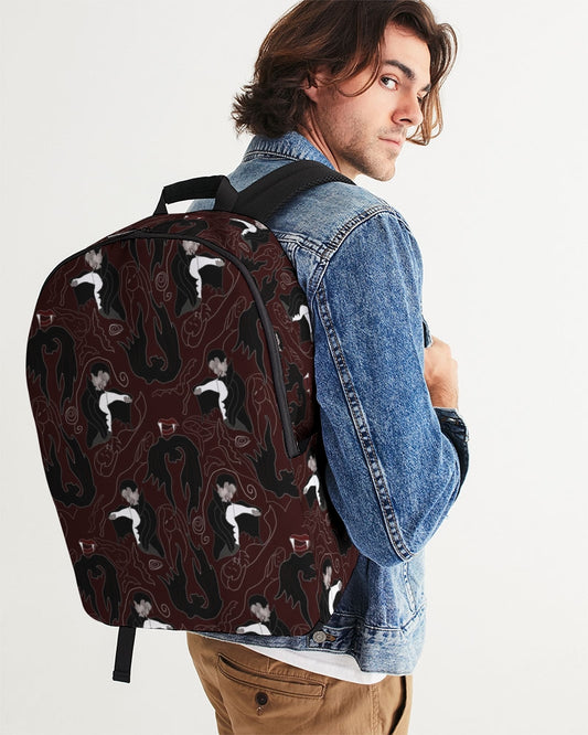 Vampire Pattern Large Backpack