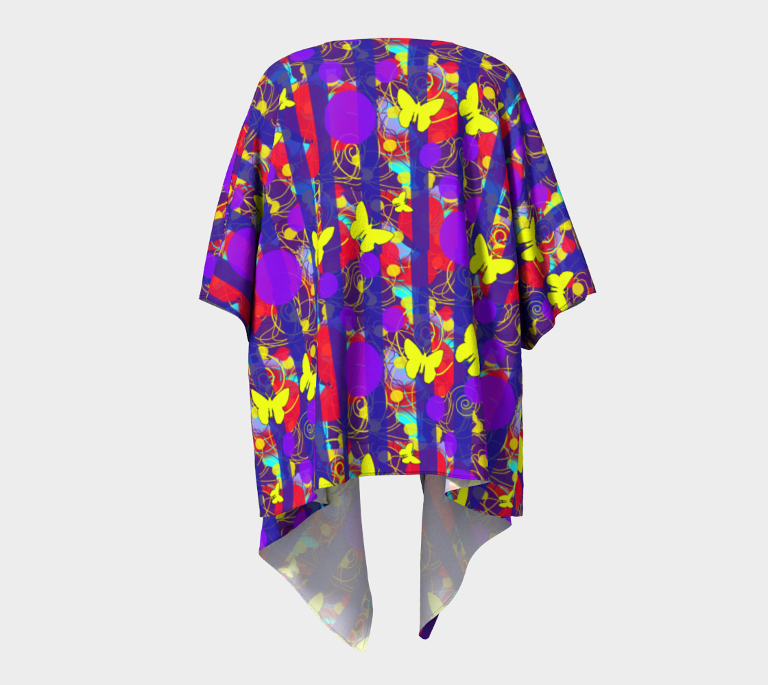 Happy Spring Draped Kimono