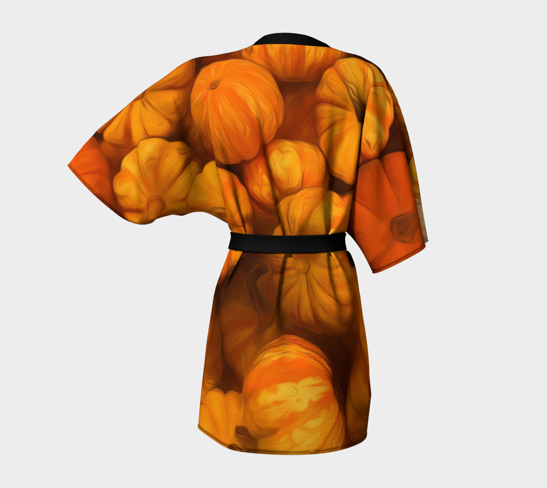 Pumpkins Kimono Robe
