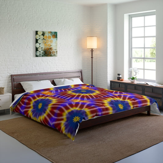 Rainbow Tie Dye Comforter