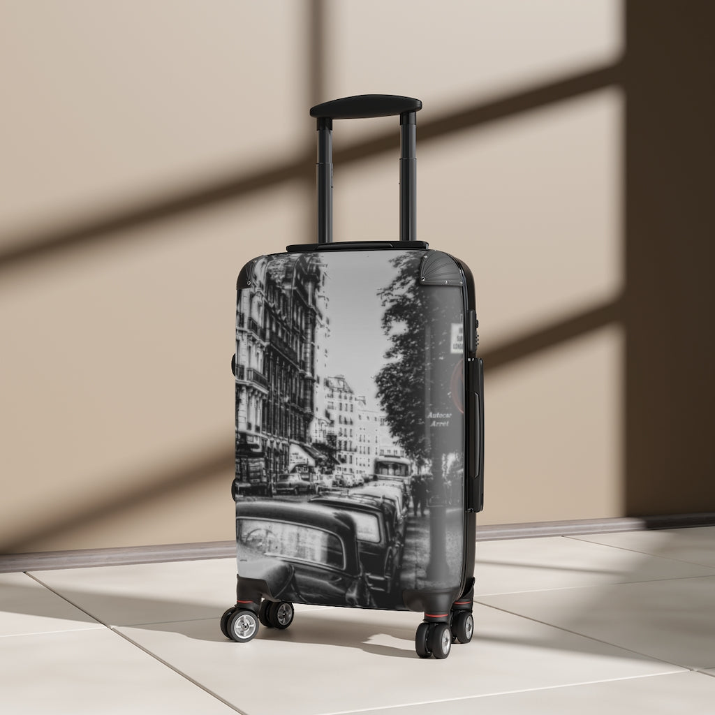 Paris Street 1967 Cabin Suitcase
