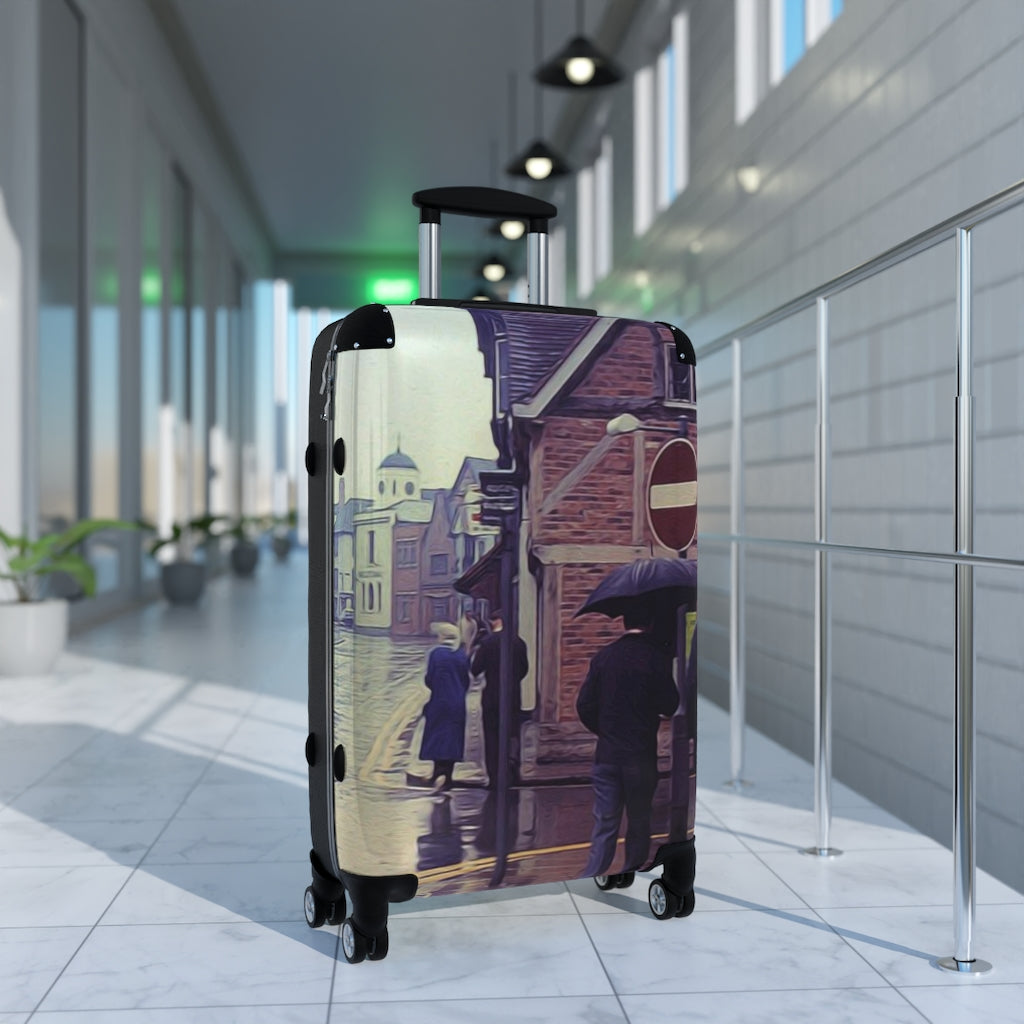 Rainy Day In England Suitcases