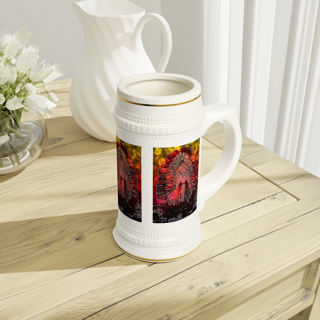 Bokeh Light Ferris Wheel Stein Mug
