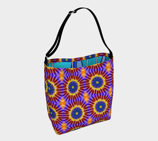 Rainbow Tie Dye Day Tote