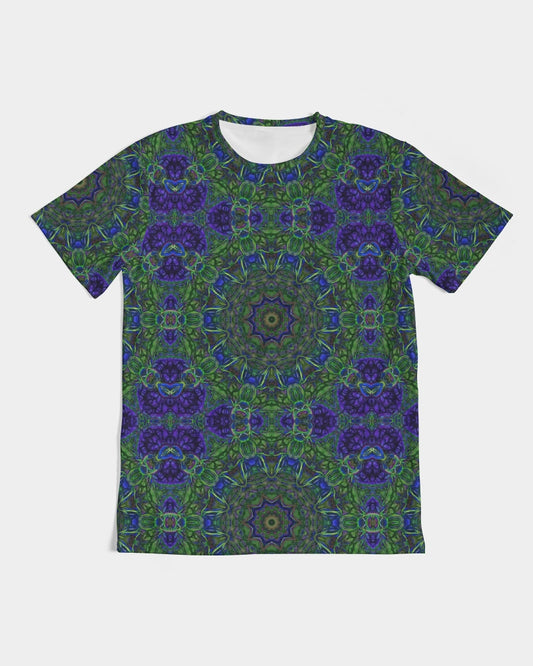 blue Green Ribbon Kaleidoscope Men's Tee