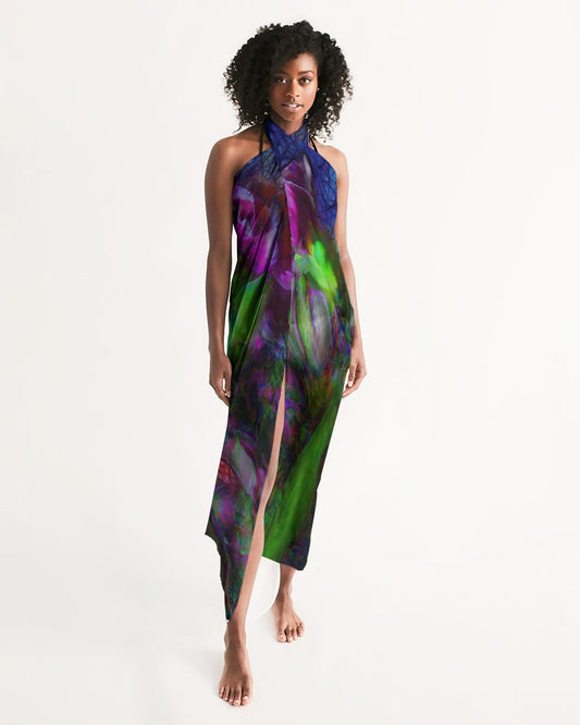 Abstract Pink Carnations Swim Cover Up