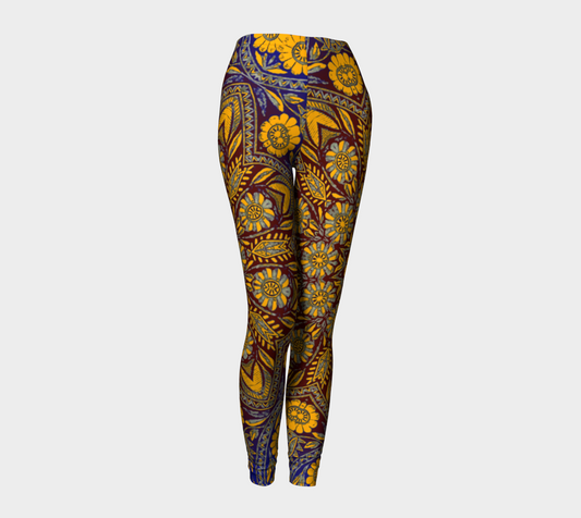 Vintage Morrocan Tile 327 Leggings