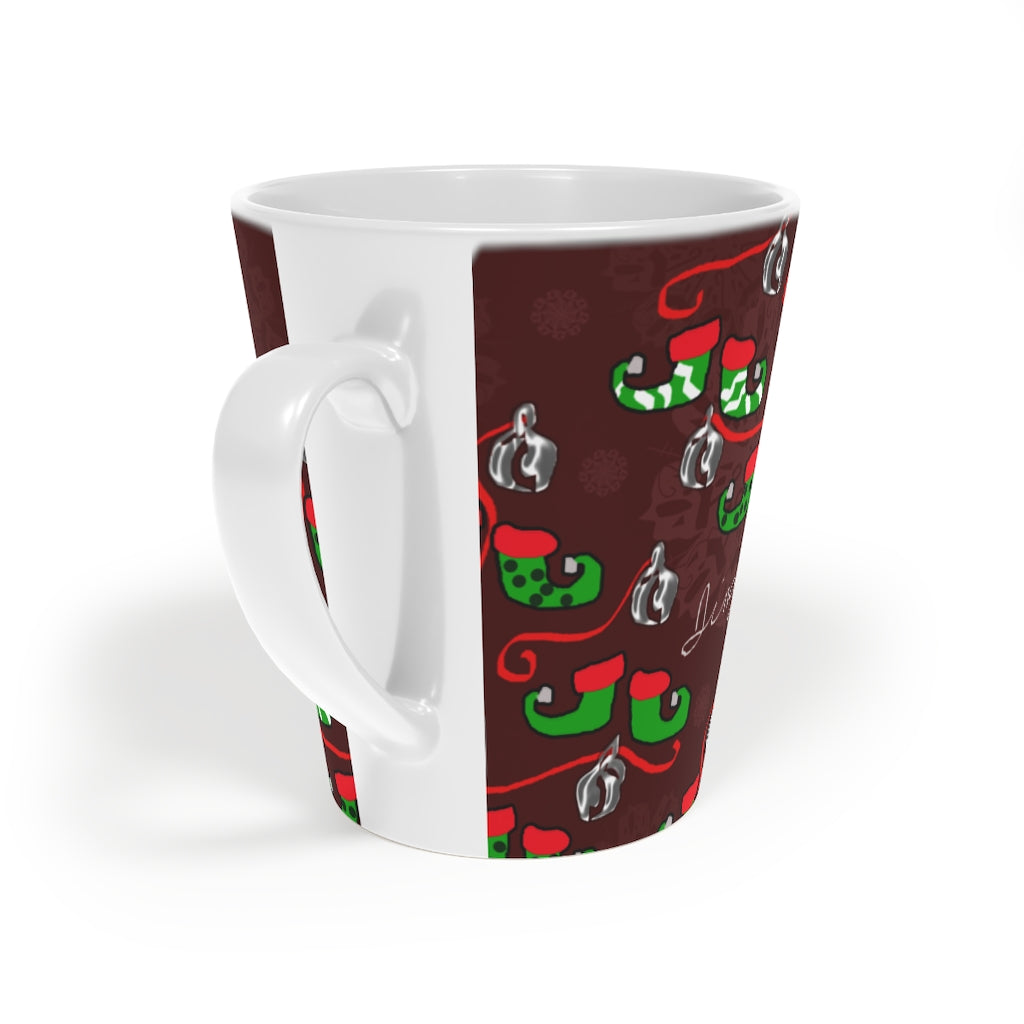 Elves Jingle Latte Mug, 12oz