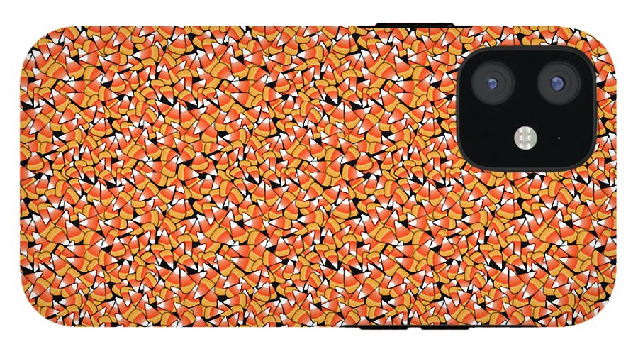 Fall Candy Corn Pattern - Phone Case