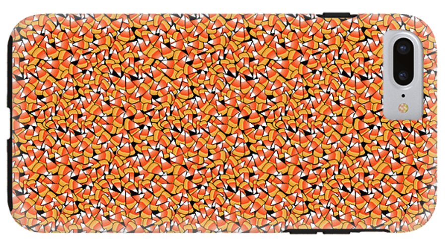 Fall Candy Corn Pattern - Phone Case