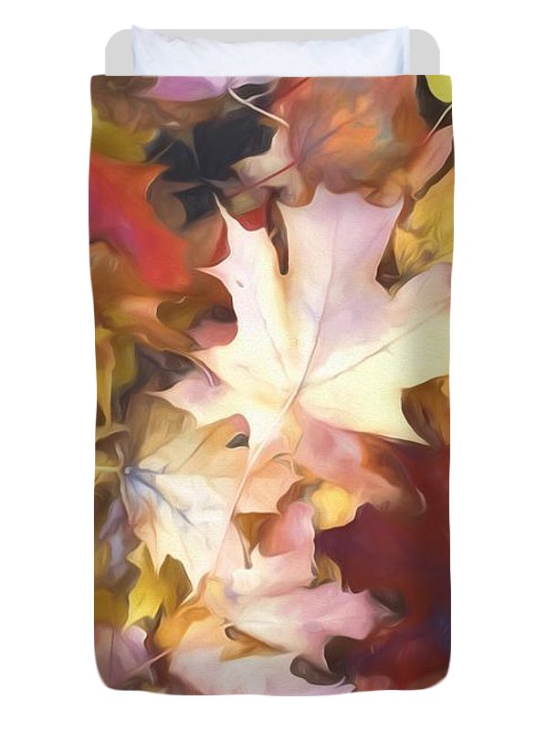 Fall Leaves Bright - Duvet Cover