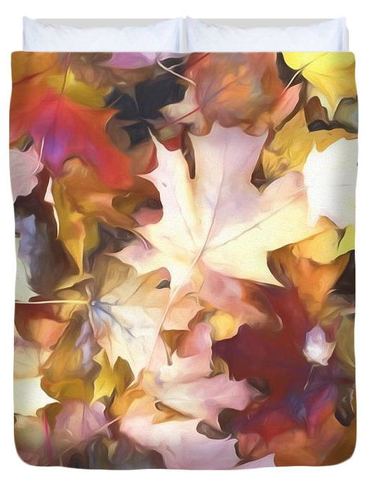 Fall Leaves Bright - Duvet Cover