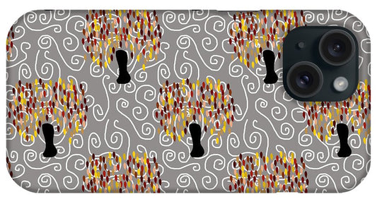 Fall Tree Pattern - Phone Case