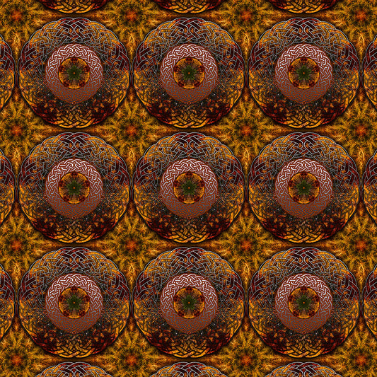 Fall Celtic Knot Pattern Digital Image Download