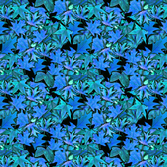 Fall leaves Blue Digital Image Download
