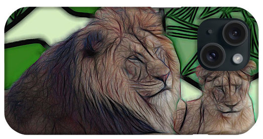 Father Lion - Phone Case