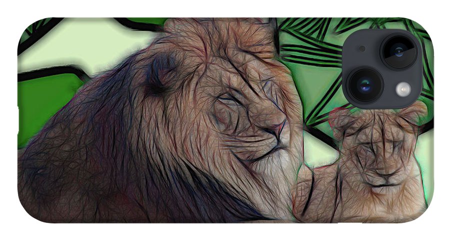 Father Lion - Phone Case