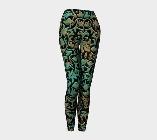 Vintage Copper Patina Leggings