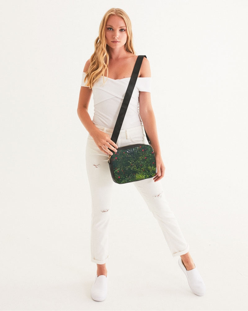 Apple Tree Close Up Crossbody Bag