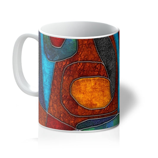 Abstract With Heart Mug