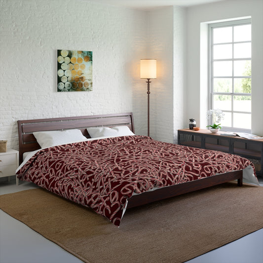 Candy Cane Pattern Comforter