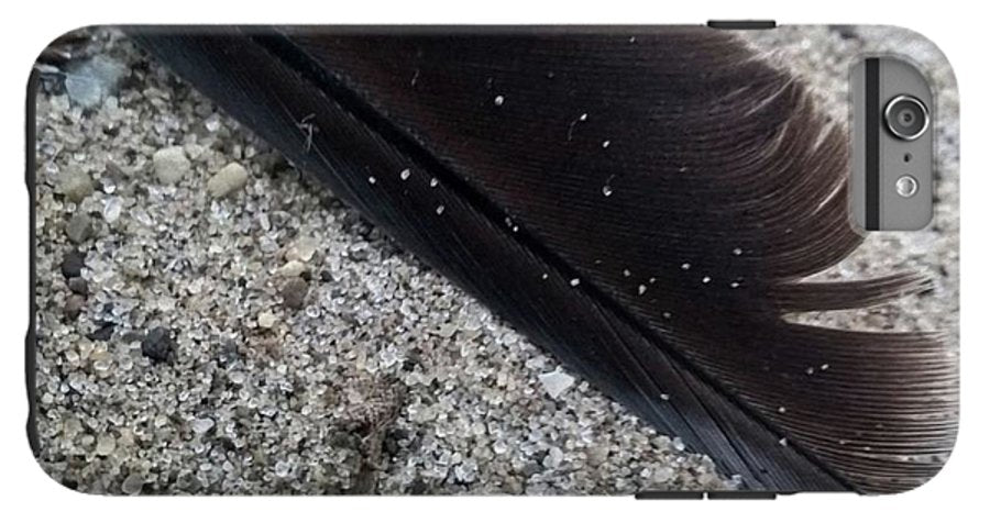 Feather On The Beach - Phone Case