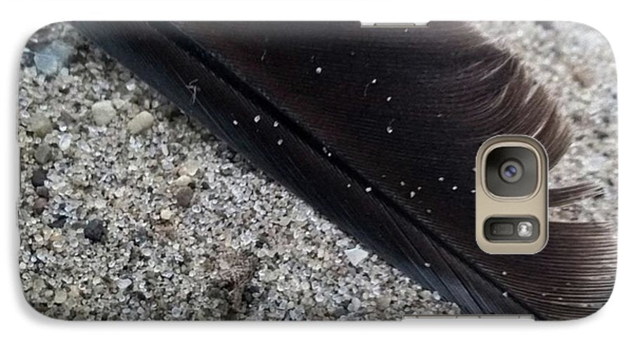 Feather On The Beach - Phone Case