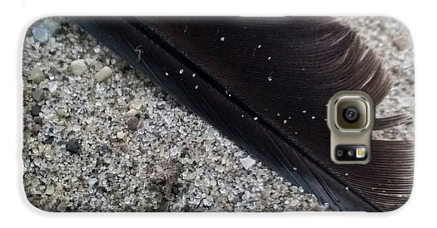 Feather On The Beach - Phone Case