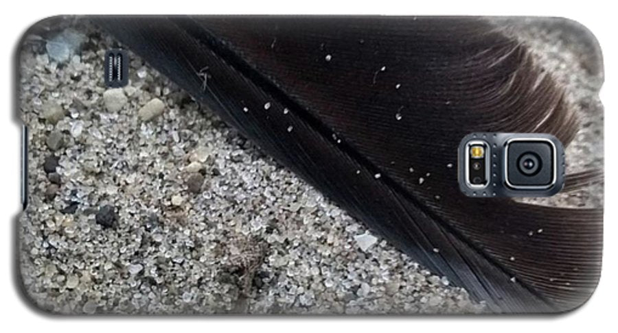 Feather On The Beach - Phone Case