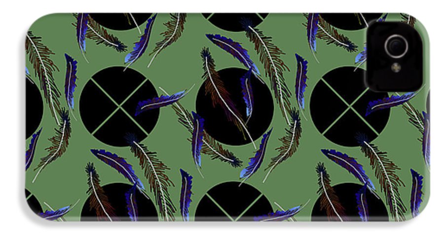 Feathers and Polkadots - Phone Case