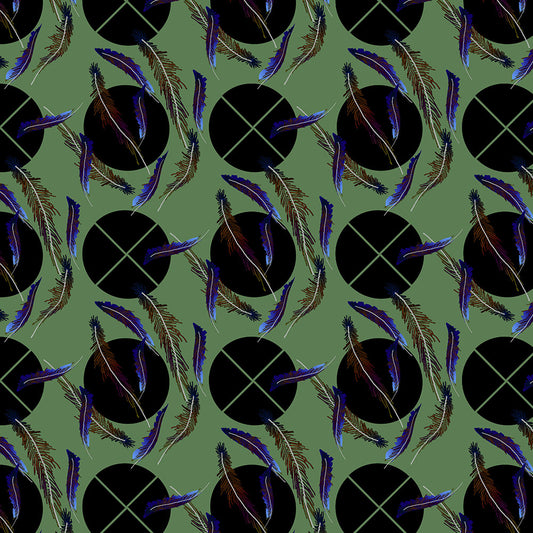Feathers Pattern Digital Image Download