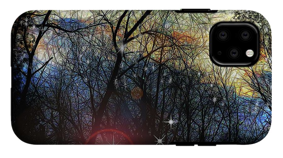 Feb Sunset Thinks of Snow - Phone Case